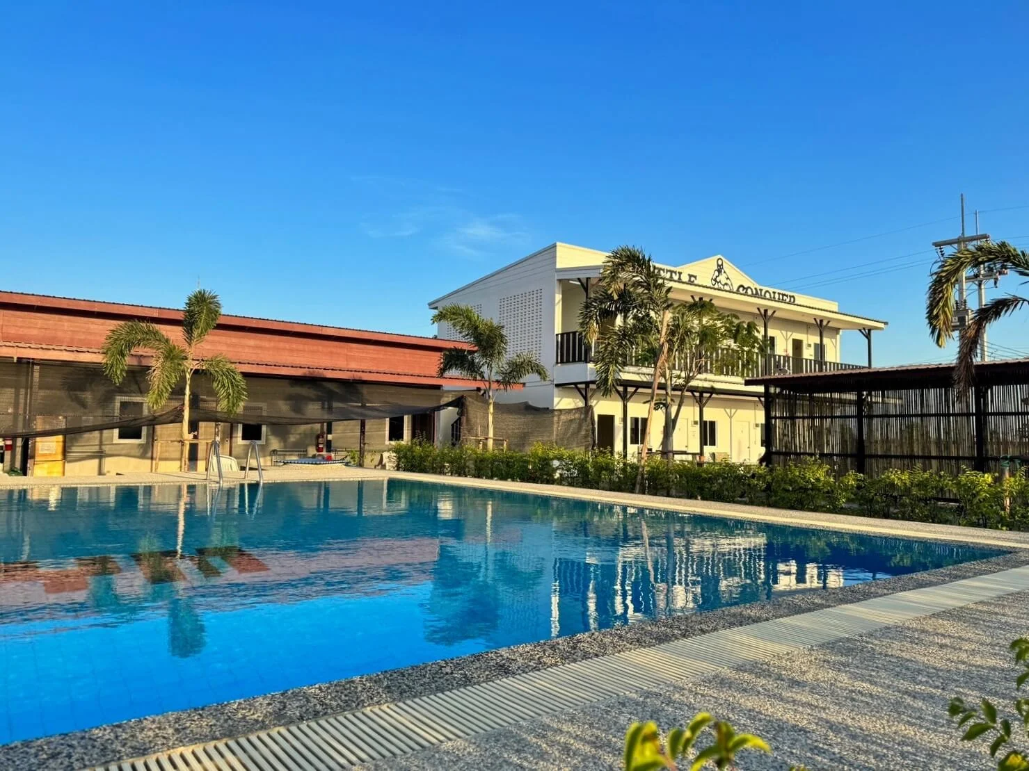 Swimming pool at Battle Conquer Phetchabun