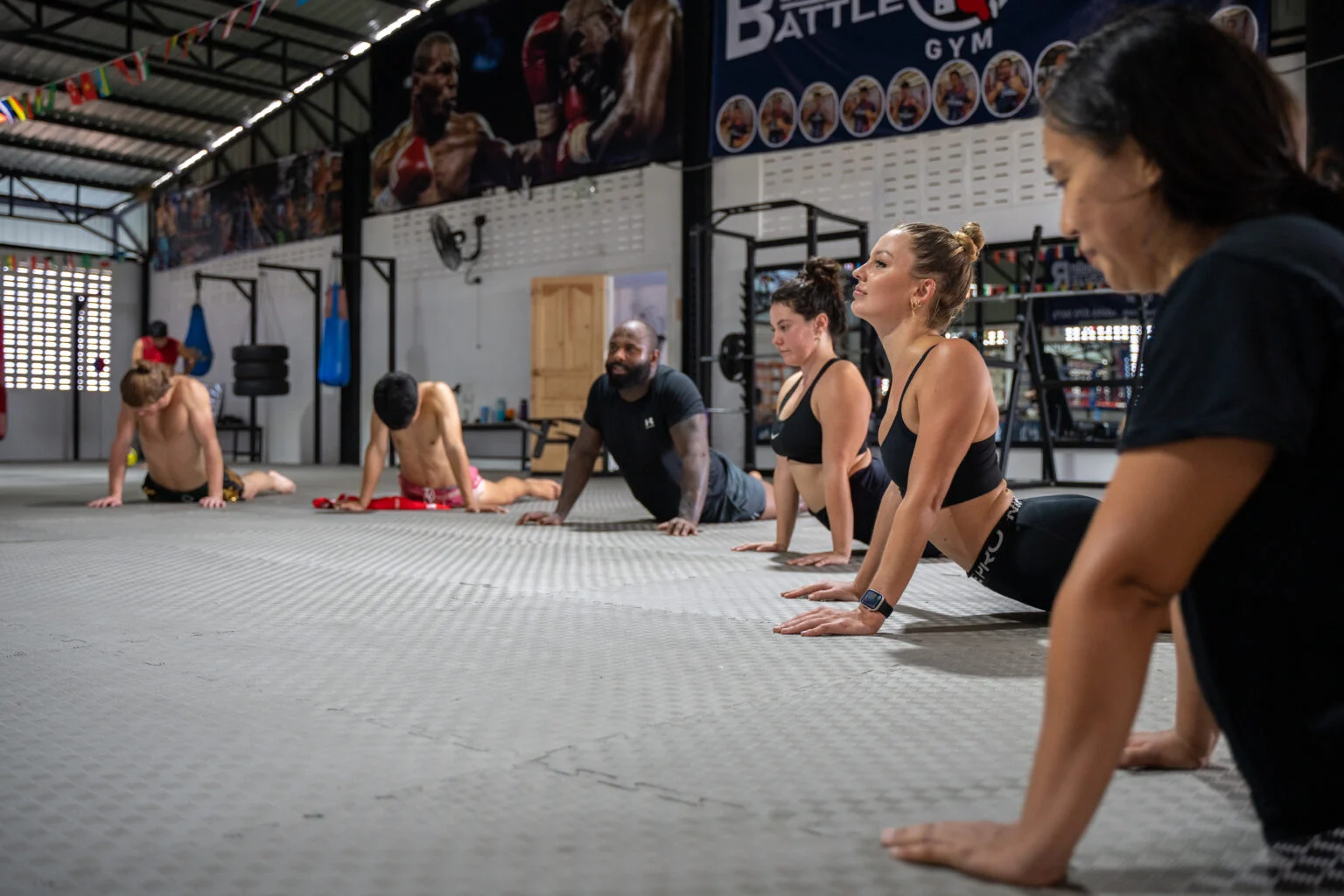 Beginner-friendly group training at Battle Conquer